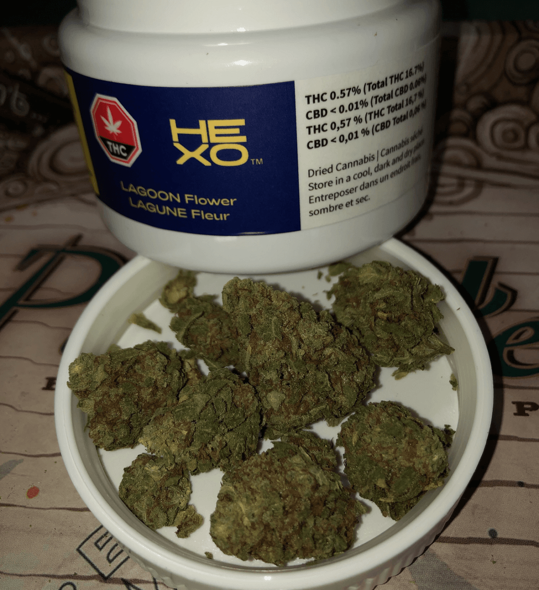 LAGOON (NORTHERN BERRY) by HEXO Strain Appearance And Packaging