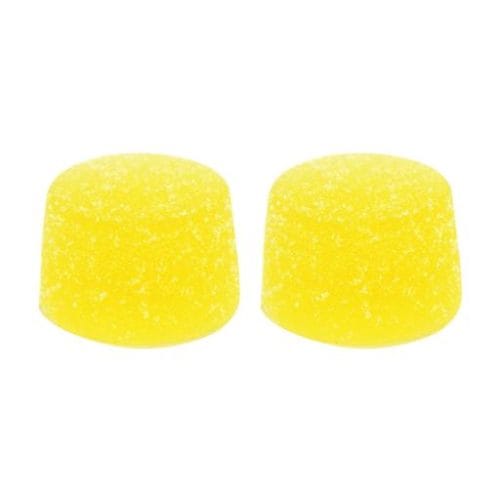 Two balanced lemon lavender chews that each contain 5mg of THC and 5mg of CBD. Suitable for vegans.