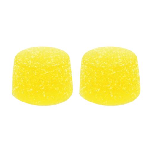 Two balanced lemon lavender chews that each contain 5mg of THC and 5mg of CBD. Suitable for vegans.