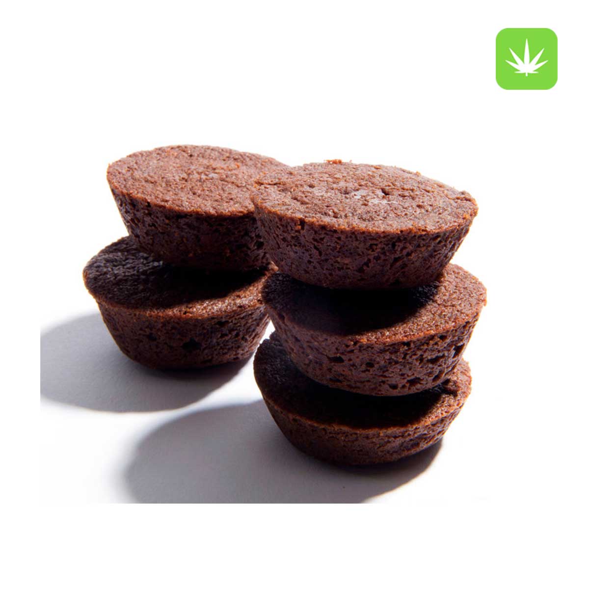 Cannabis Fudge Brownie Bites (10)