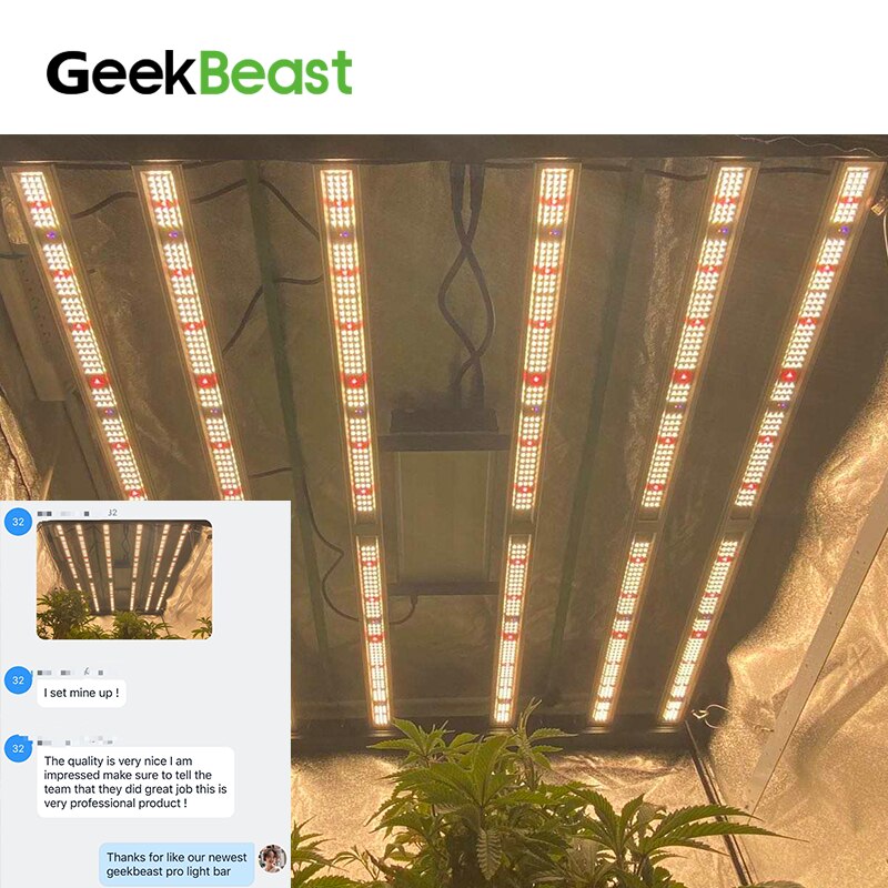 Geeklight Geekbeast Pro 630W 600W led grow lights samsung lm301h OSRAM full spectrum with IR UV switch Bluetooth WIFI control - Image 5